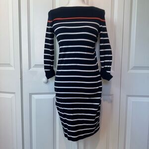 100% Cotton Ralph Lauren Nautical Coastal Nautical Bodycon Officewear Dress